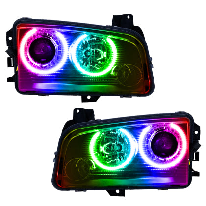 Oracle 2008 - 2010 Dodge Charger SMD Headlight (HID) - ColorSHIFT w/o Controller