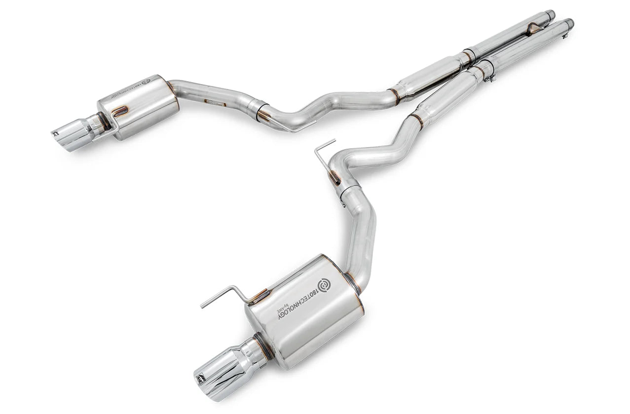 AWE Tuning S550 2015 -2017 Mustang GT Cat-back Exhaust - Touring Edition (Chrome Silver Tips)