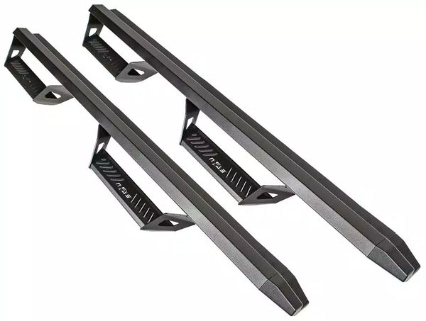 N-Fab 2022 + Toyota Tundra Crew Max Cab All Beds SRW Predator Pro Steps Textured Black w/o Bed Access