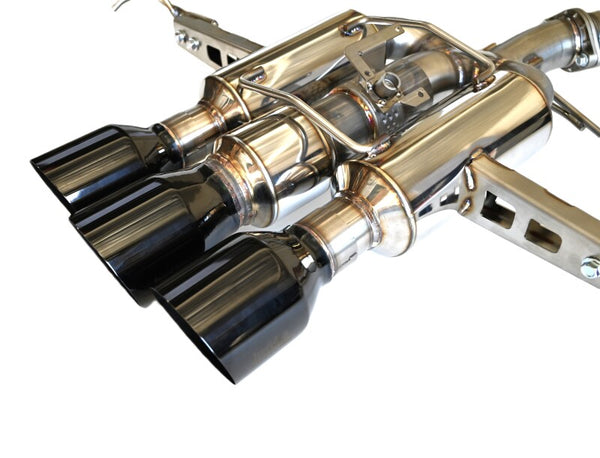 Invidia 2022 + Honda Civic Type-R FL5 R400 Single Layer Black Tip Catback