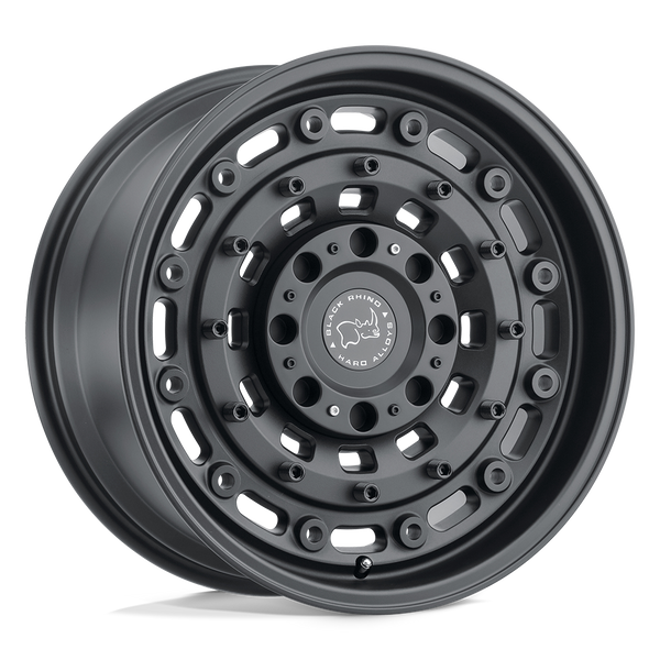 Black Rhino ARSENAL Textured Matte Black 17x8 +30 5x120mm 76.1mm