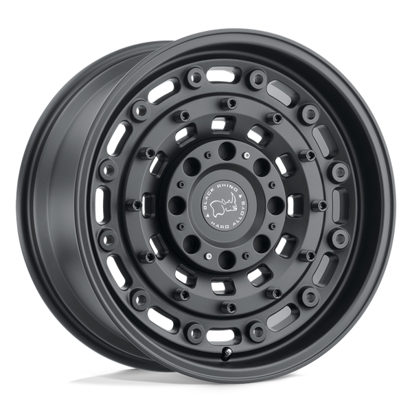 Black Rhino ARSENAL Textured Matte Black 17x8 +38 6x130mm 84.1mm