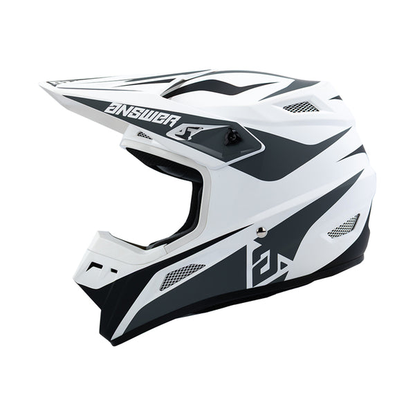Answer 26 AR1 Mototown Helmet Glossy White/Grey/Black