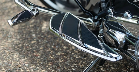 Kuryakyn Chrome Phantom Drivers Floorboards - 1999 - 2023 Harley Davidson