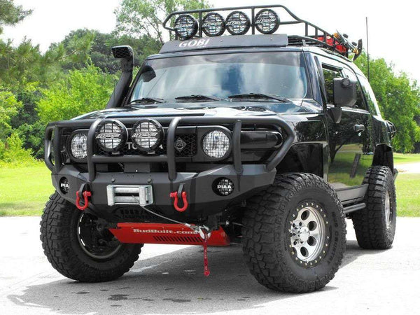 Road Armor 2006 - 2014 Toyota FJ Cruiser Stealth Front Winch Bumper w/Titan II Guard - Tex Blk
