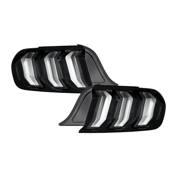 Form Lighting 2015-2023 Ford Mustang LED Tail Lights Smoke (Pair)