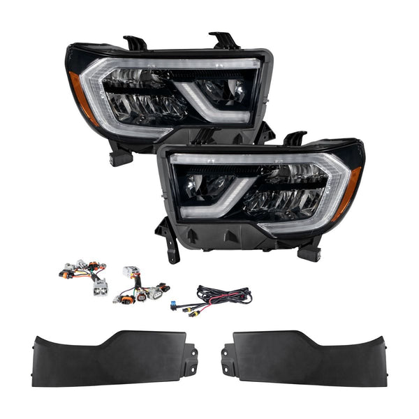 Form Lighting 2007-2013 Toyota Tundra / 2008-2017 Sequoia LED Reflector Headlights (Pair)