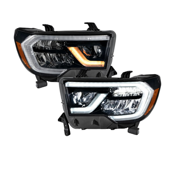 Form Lighting 2007-2013 Toyota Tundra / 2008-2017 Sequoia LED Reflector Headlights (Pair)