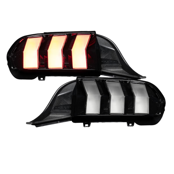 Form Lighting 2024+ Ford Mustang S650 Sequential LED Tail Lights Clear (Pair)