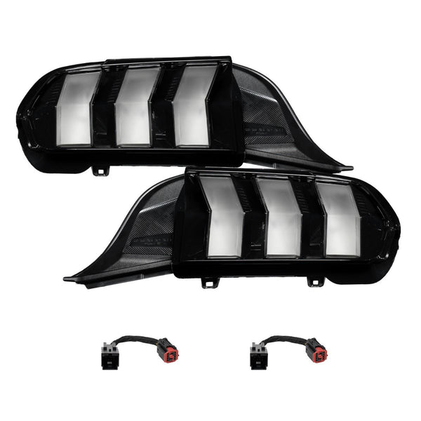 Form Lighting 2024+ Ford Mustang S650 Sequential LED Tail Lights Clear (Pair)