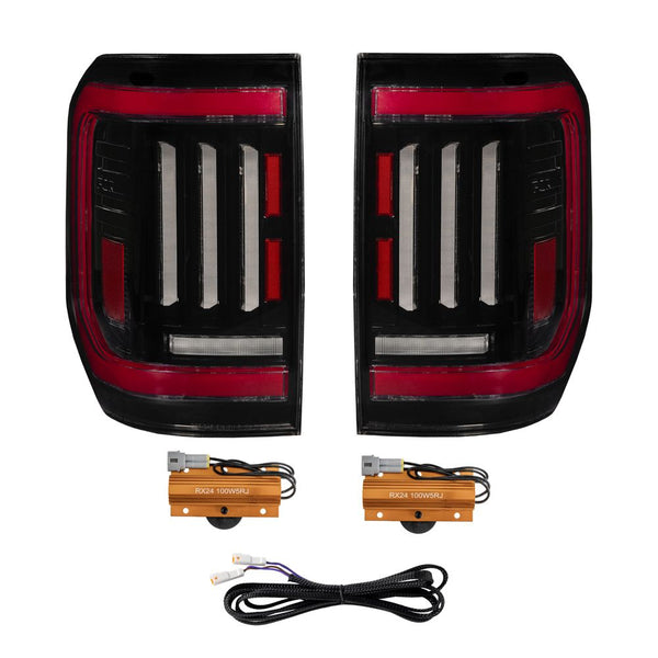 Form Lighting 2022 - 2024 Ford Maverick LED Tail Lights Red (pair)