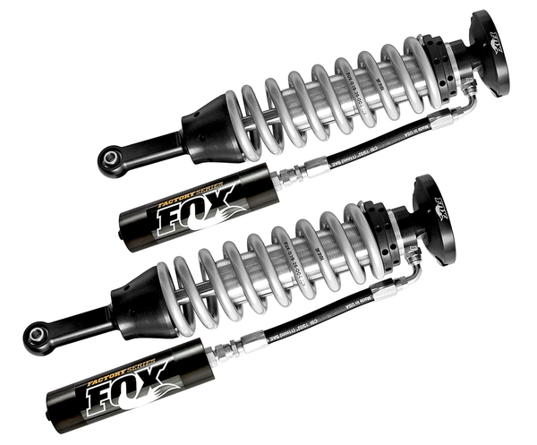 Fox 2007 - 2018 Chevy Silverado / Sierra 1500 2.5 Factory Series 4.4in. Remote Res. Coilover Set w/DSC Adjuster / 0-2in. Lift