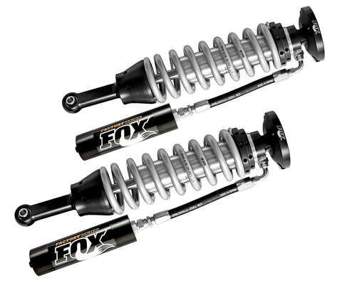 Fox 2007 - 2021 Tundra 2.5 Factory Series 6.01in. Remote Reservoir Coilover Shock Set - Black/Zinc
