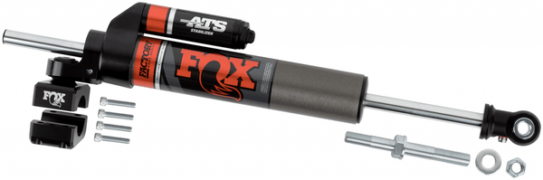 Fox 2007 - 2018 Jeep JK 2.0 Factory Series ATS Steering Stabilizer 22.15in Ext L - Orange Heritage Logo