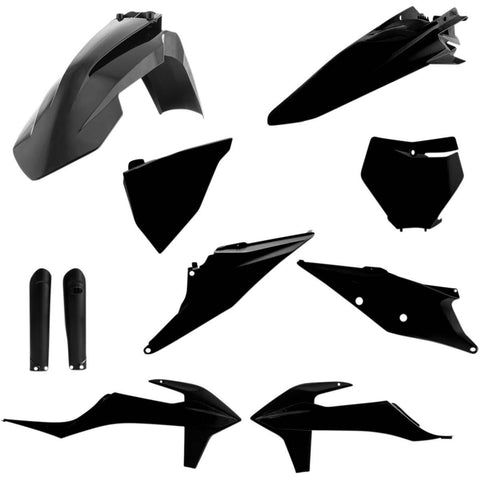 Acerbis 2019 - 2022 KTM 125-450 SX/ SX-F/ XC-F/ XC/ XC-tpi Full Plastic Kit - Black