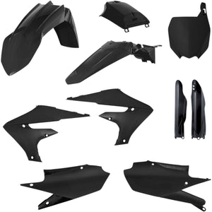 Acerbis 2018 - 2023 Yamaha YZ250F/YZ250FX/YZ450F/YZ450FX (Includes Tank Cover) Full Plastic Kit - Black