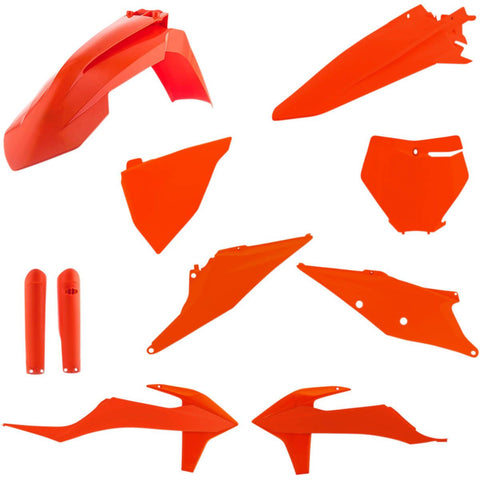 Acerbis 2019 - 2022 KTM 125-450 SX/ SX-F/ XC-F/ XC/ XC-tpi Full Plastic Kit - 16 Orange