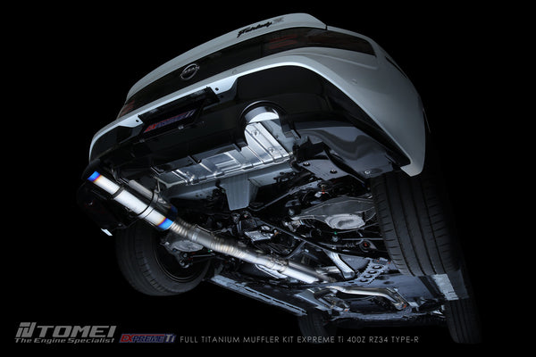 Tomei Full Titanium Muffler Kit Expreme Ti TYPE-R Catback Exhaust - 2023+ Nissan Z RZ34