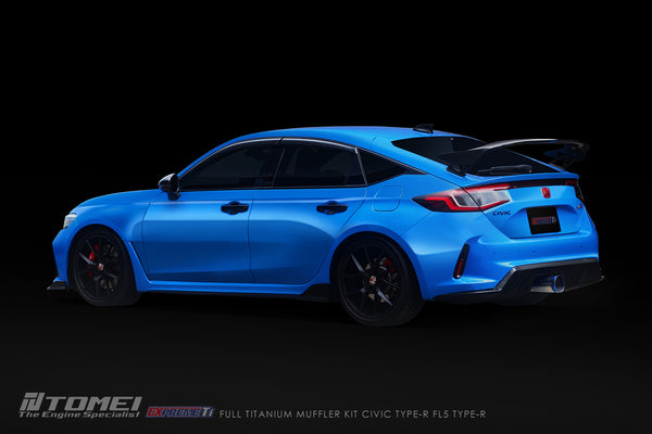 Tomei Full Titanium Expreme Ti Exhaust (Type R / Single Straight Pipe) - Honda Civic Type R FL5 2023+
