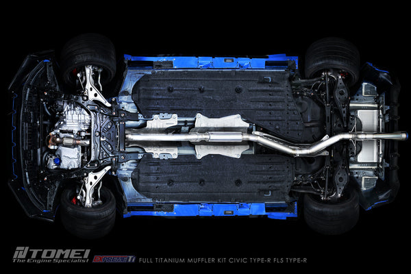 Tomei Full Titanium Expreme Ti Exhaust (Type R / Single Straight Pipe) - Honda Civic Type R FL5 2023+