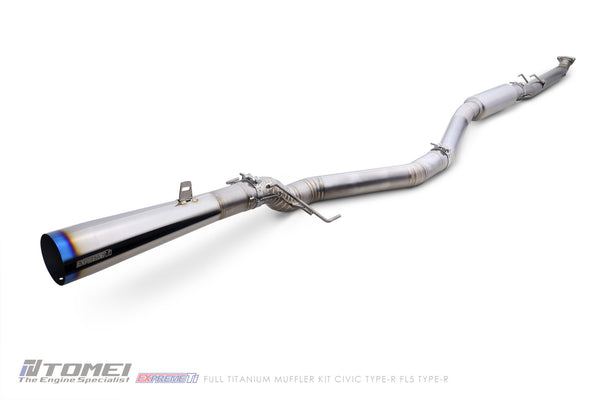 Tomei Full Titanium Expreme Ti Exhaust (Type R / Single Straight Pipe) - Honda Civic Type R FL5 2023+