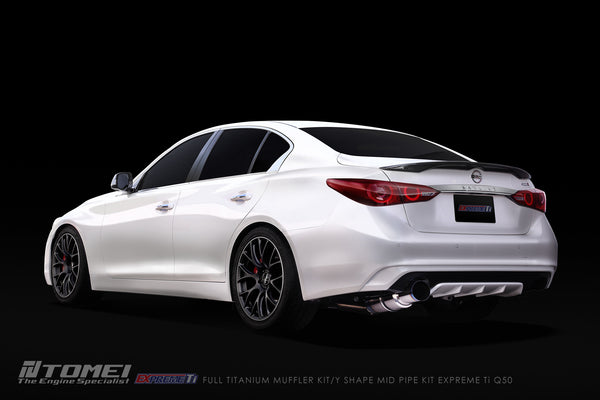 Tomei Expreme Ti Full Titanium Muffler Kit 89.1mm for Infiniti Q50 2014-2024