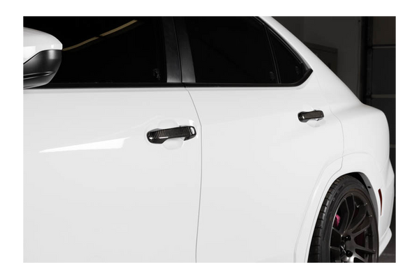 OLM Carbon Fiber Door Handle Covers - Subaru WRX 2022+ ( Base + Premium Trim )