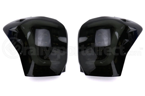 OLM USDM CS Style LED Tail Lights Dark Smoke Lens w/ Gold Reflector - Subaru Forester 2014 - 2018