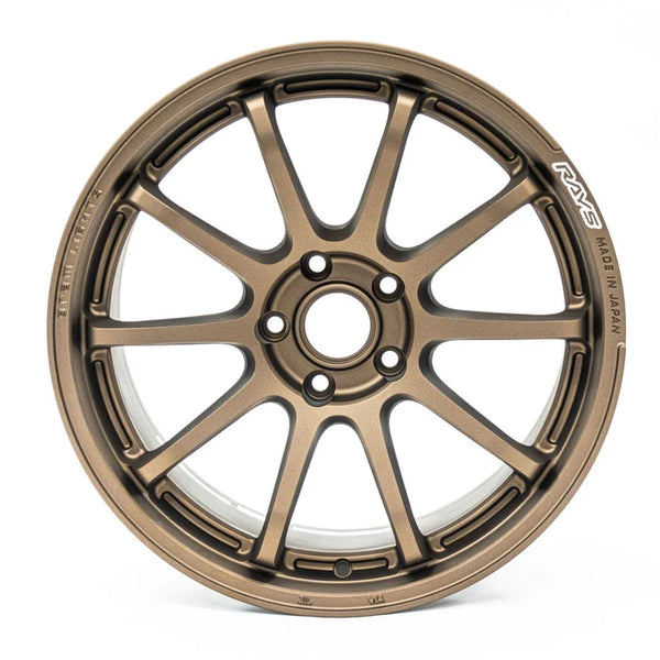 Gram Lights 57NR 19x10.5 +12 5x114.3 Dark Bronze Wheel