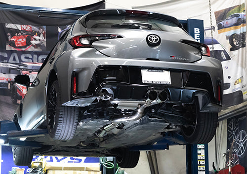 MXP 2023+ Toyota Corolla GR Comp RS Catback Exhaust System - Chrome Tips