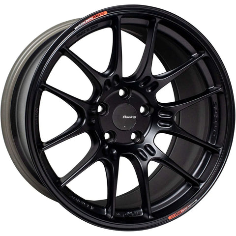 Enkei GTC02 18x8 5x114.3 45mm Offset 75mm Bore Matte Black Wheel