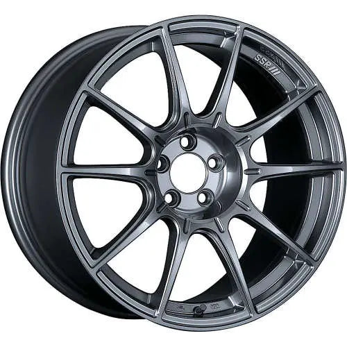 SSR GTX01 18x8.5 5x100 44mm Offset Dark Silver Wheel