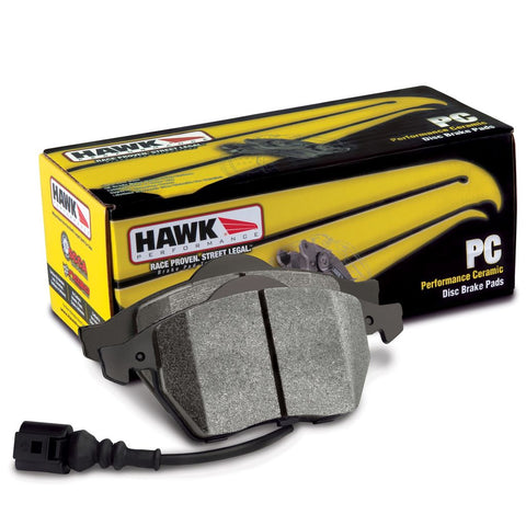Hawk 2015 - 2020 VW Golf GTi / 2005 - 2009 Audi A4 / A6 / 2006 - 2009 A3 / 2008 - 2015 TT Quattro Performance Ceramic Rear Brake Pads
