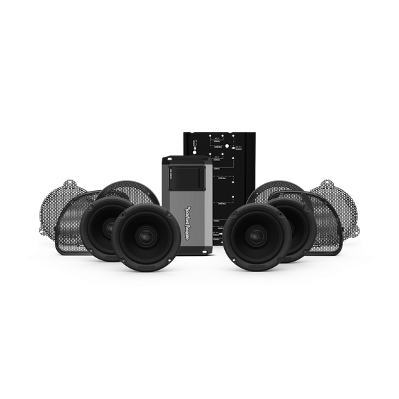 Rockford Fosgate 2014+ Harley Davidson Road Glide/Street Glide Ultra Stage 2 Audio Kit