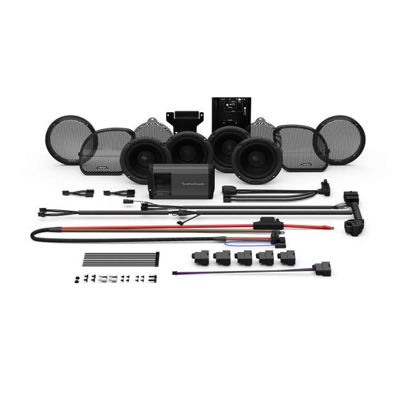 Rockford Fosgate 2014+ Harley Davidson Road Glide/Street Glide Ultra Stage 2 Audio Kit