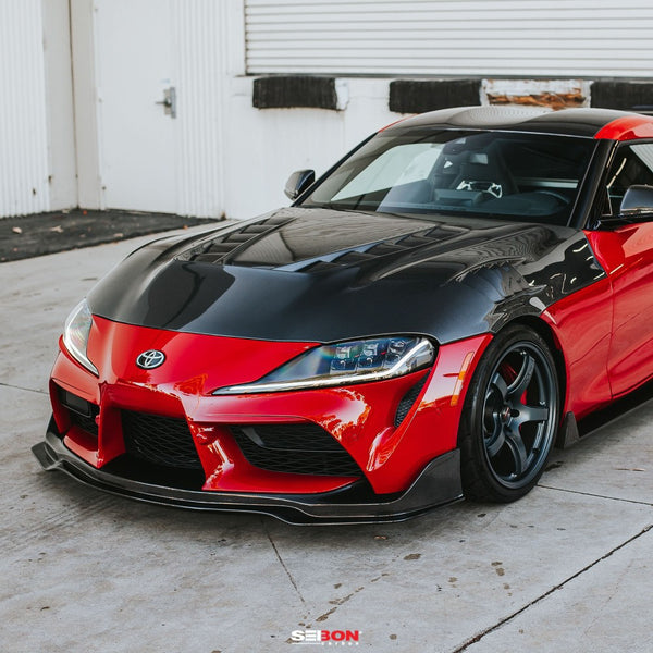 Seibon 2020+ Toyota GR Supra TV-Style Carbon Fiber Hood