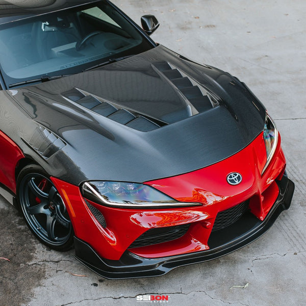 Seibon 2020+ Toyota GR Supra TV-Style Carbon Fiber Hood