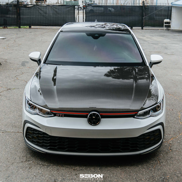 Seibon OEM-Style Carbon Fiber Hood For 2022 + VW Golf MK8