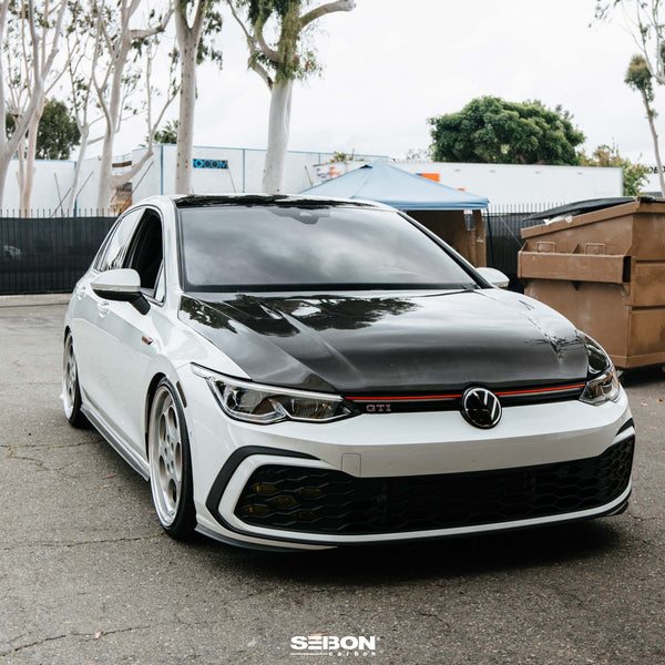 Seibon TM-Style Carbon Fiber Hood For 2022 + VW Golf MK8