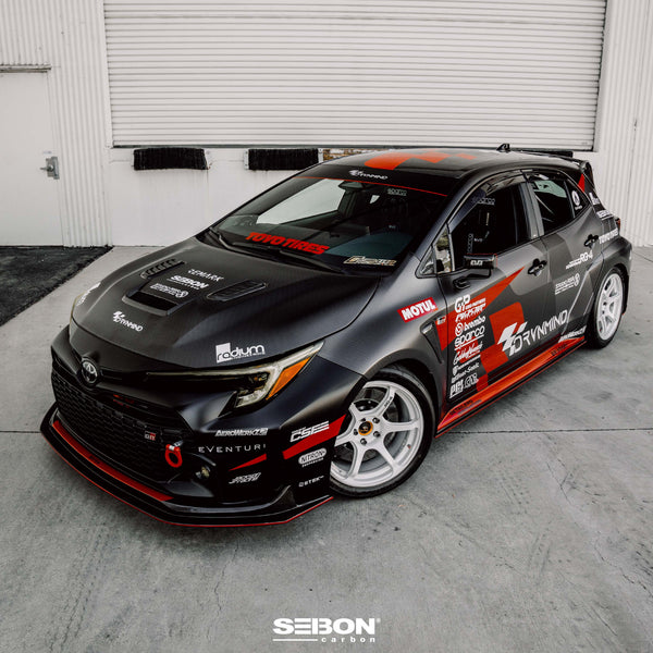 Seibon 2023 + Toyota GR Corolla VS-Style Dry Carbon Hood - Gloss Finish