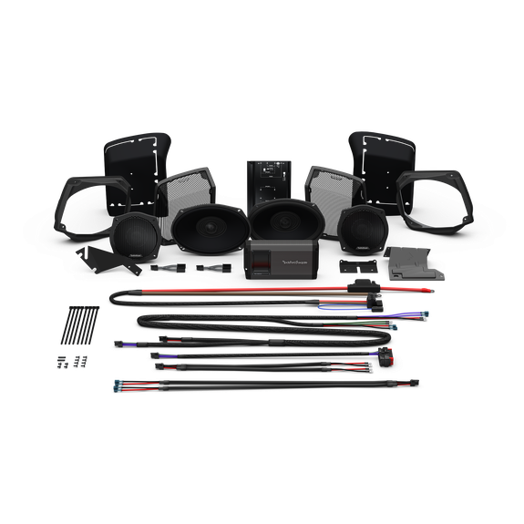 Rockford Fosgate 1998-2013 Harley Davidson Street Glide Electra Glide Stage 3 Audio Kit