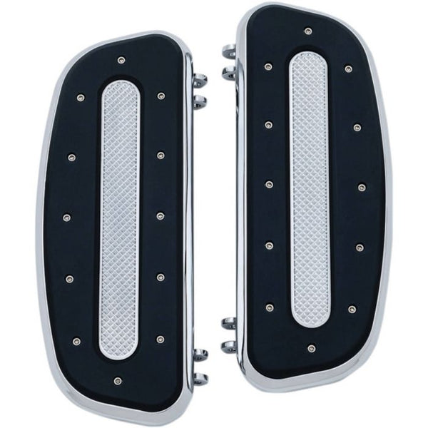 Kuryakyn Heavy Industry Floorboards Chrome - Harley Davidson