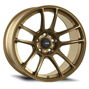 Konig Heliogram 17X9 5X114.3 ET25 Matte Bronze Knurled Bead Flow Formed