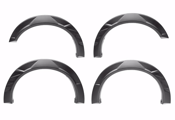 Husky Liners 2019 - 2021 Chevrolet Silverado 1500 DRT Style Fender Flares (Smooth) 4pc - Black