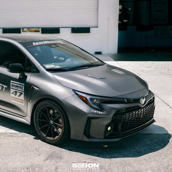 Seibon 2023 + Toyota GR Corolla Carbon Fiber Hood Vents