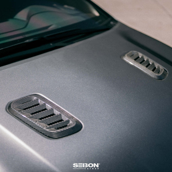 Seibon 2023 + Toyota GR Corolla Carbon Fiber Hood Vents