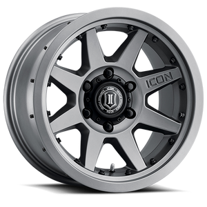 ICON Rebound Pro 17x8.5 6x5.5 25mm Offset 5.75in BS 95.1mm Bore Titanium Wheel