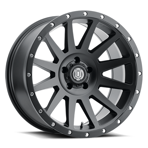 ICON Compression 18x9 5x150 25mm Offset 6in BS Satin Black Wheel