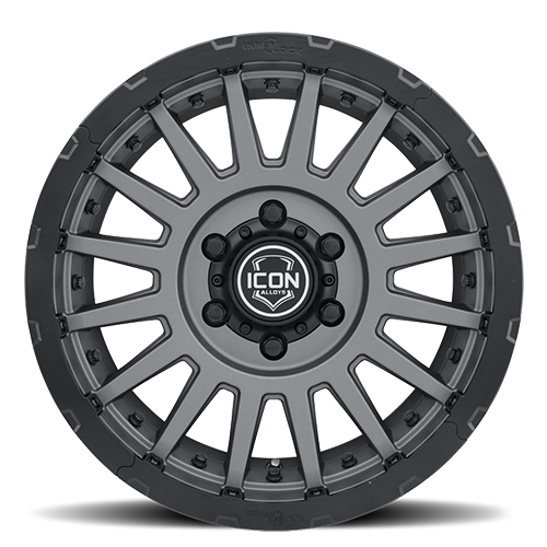 ICON Recon Pro 17x8.5 5x150 25mm Offset 5.75in BS Charcoal Wheel
