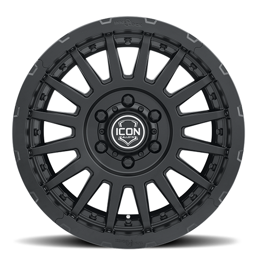 ICON Recon Pro 17x8.5 5x150 25mm Offset 5.75in BS Satin Black Wheel